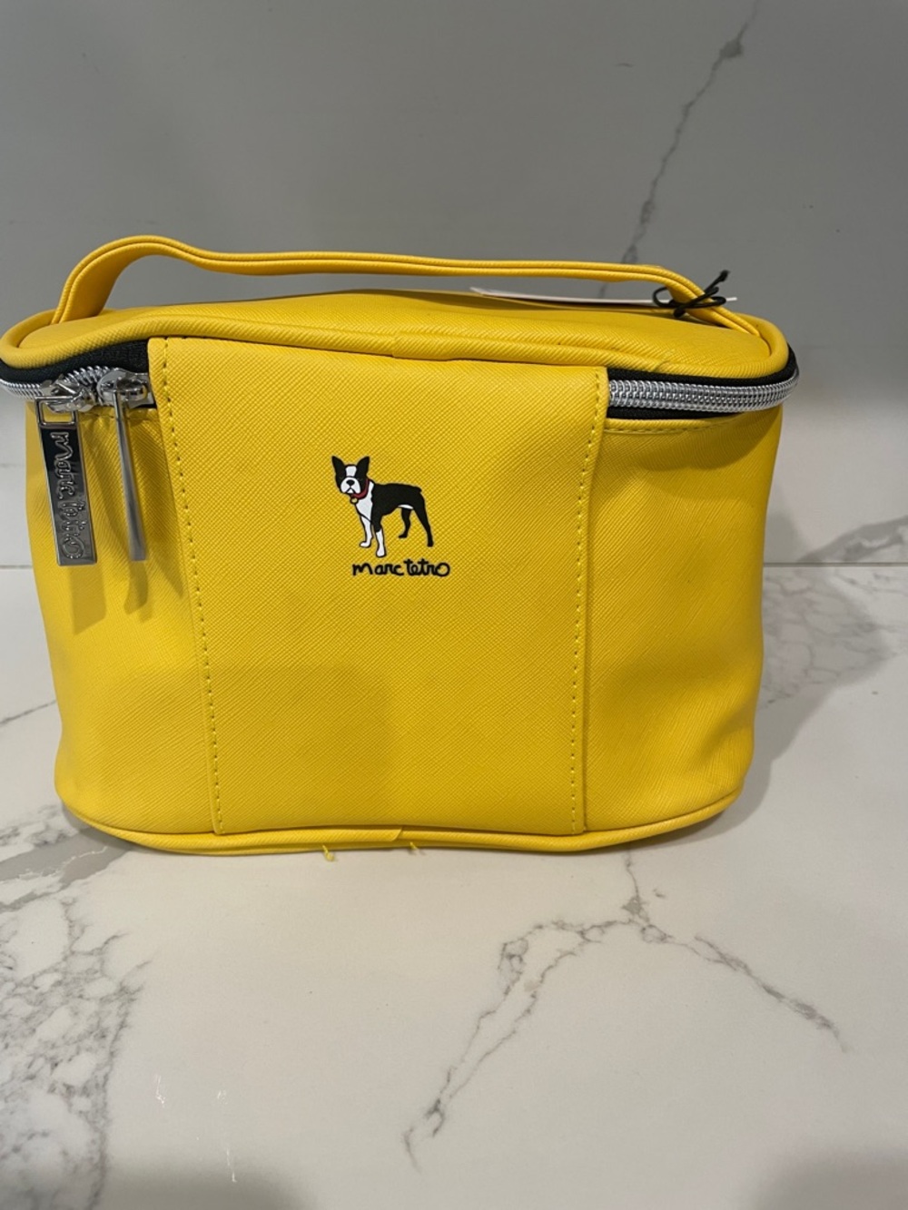 Marc Tetro Yellow 'My Boston' Cosmetic Pouch Set of 2 - Picture 6 of 12